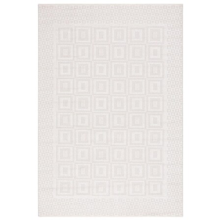 Safavieh 9 x 12 ft. Trends Flat Weave Rectangle Area Rug Beige & Ivory TRD106B-9